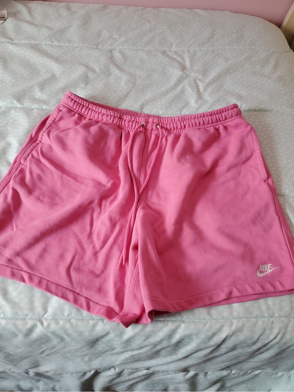 Nike men’s Bright Pink Athletic Drawstring Shorts